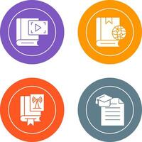 Recorder and Globel Icon vector