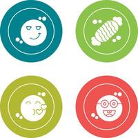 Smirk and Candy Icon vector