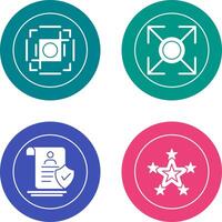 crop and expand Icon vector