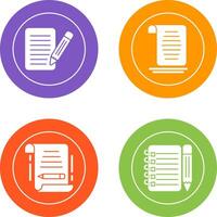 checklist and document Icon vector