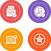 File Protection and Guarantee Icon vector