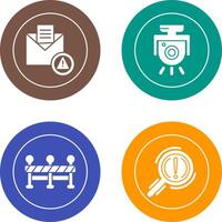 Spam and Security Camera Icon vector