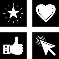 star and favourite Icon vector