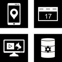 Gps Service and Event Management Icon vector