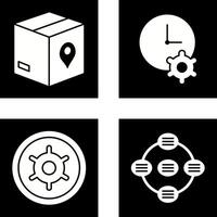 Tracking Services and Time Optimization Icon vector