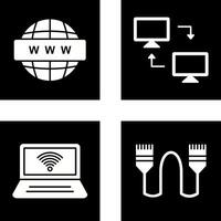 Sharing Systems and World Wide Icon vector