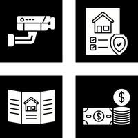 Cctv and Protection Icon vector