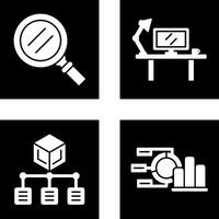 Search and Workspace Icon vector