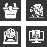 Sale and Add to Basket Icon vector