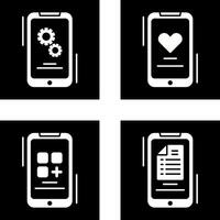 Setting and Favourite Icon vector