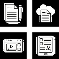 Document and File Icon vector