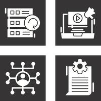 Backup and Marketing Icon vector