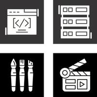 Web Coding ND Server Icon vector