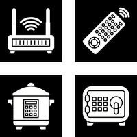 Remote and Antina Icon vector