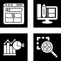 Website and Web Design Icon vector
