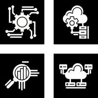 Automation and Big Data Icon vector