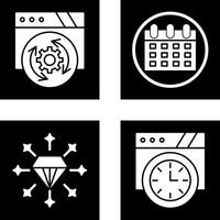 Update and Calendar Icon vector