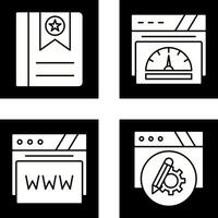 Bookmark and Speedometer Icon vector