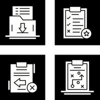 Save List and Task List Icon vector