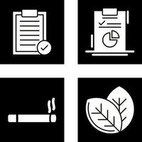 Selected and Diagram Icon vector