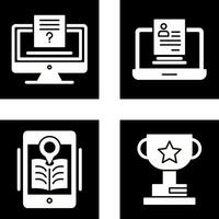 Quiz and Registration Icon vector