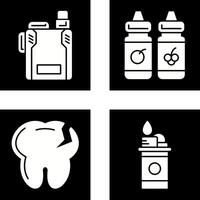 vape y vape líquido icono vector