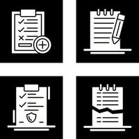 Medical Examination List and Check Up List Icon vector