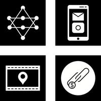 Networks and Mobile Applications Icon vector