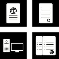 global report and reports Icon vector