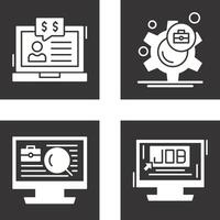 Employee Benefits and Employment Icon vector