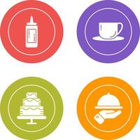 Sauce and Tea Icon vector