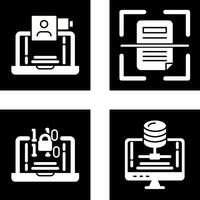 Call and Scan Icon vector