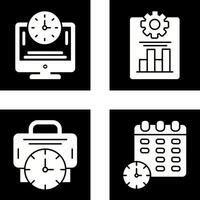 Productivity and Online Time Icon vector