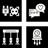 Socket and Chat Icon vector