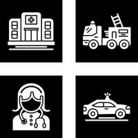 Ssd and Fire Truck Icon vector