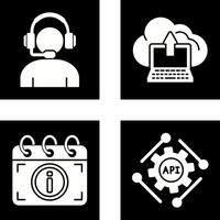 Helpline and backup Icon vector