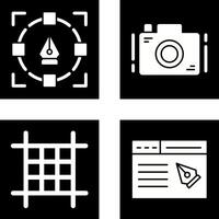 Camera and Icon vector