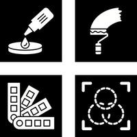 dropper and paint Icon vector