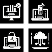 Remote and Analysis Icon vector