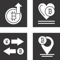 lucro y corazón icono vector
