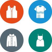 Swimming Vest and Accessory Icon vector