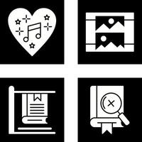 Music and Gallery Icon vector