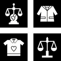 International Law and Suit Icon vector