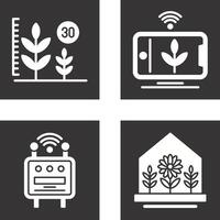 Growth and Device Icon vector