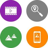 animation and tracking services Icon vector