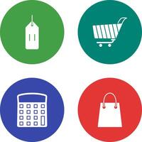 deals and shopping cart Icon vector