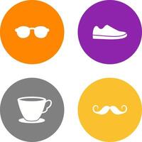 Sunglasses and Shoe Icon vector