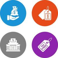 Income and Price Icon vector
