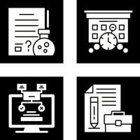 Hypothsis and Deadline Icon vector