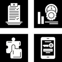 Check List and Performance Icon vector